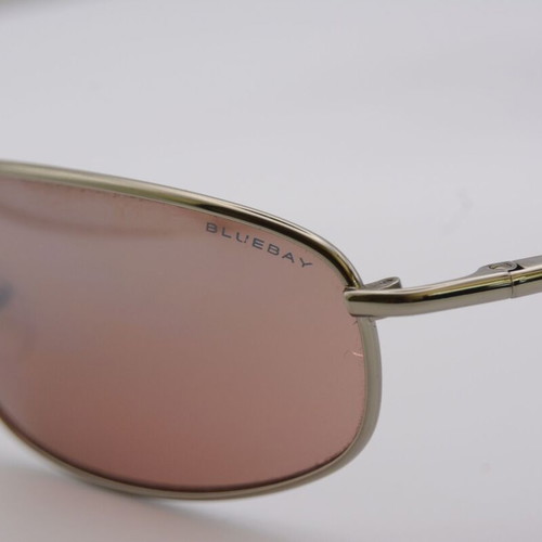 BlueBay BB 400/S sunglasses new old stock pink lens metal frame