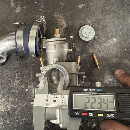 Carburetor PWK 22 like new with Nikme 22 neck and Apido filter