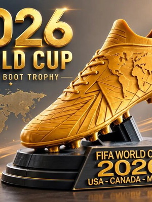 Golden Boot Trophy FIFA World Cup 2026 3D printed collectible