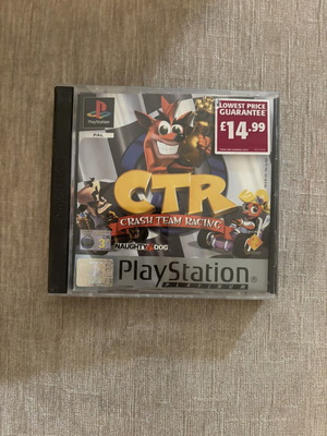 Crash Bandicoot Racing CTR PlayStation 1 αγγλικό κουτάκι με εξώφυλλα