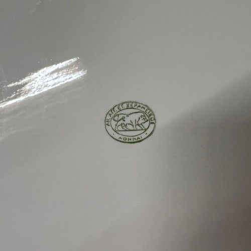 Rare collectible Kerameikos serving platter used, c. 1915-1925