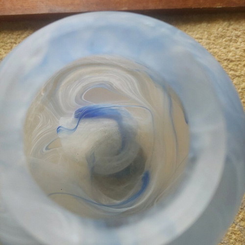 Vintage vase height 20.5 cm like new, blue