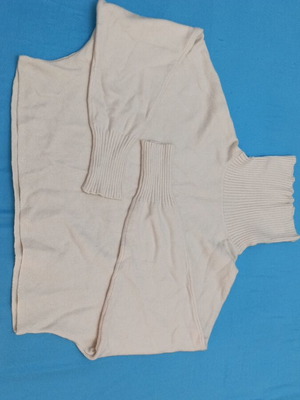 Attrattivo women's turtleneck sweater like new, beige, size S