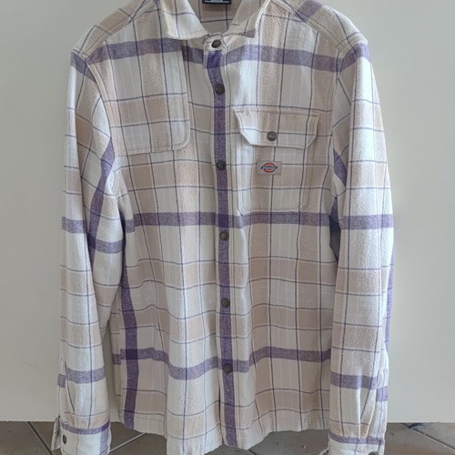 Dickies shirt medium like new, 100% cotton heavy fabric, white