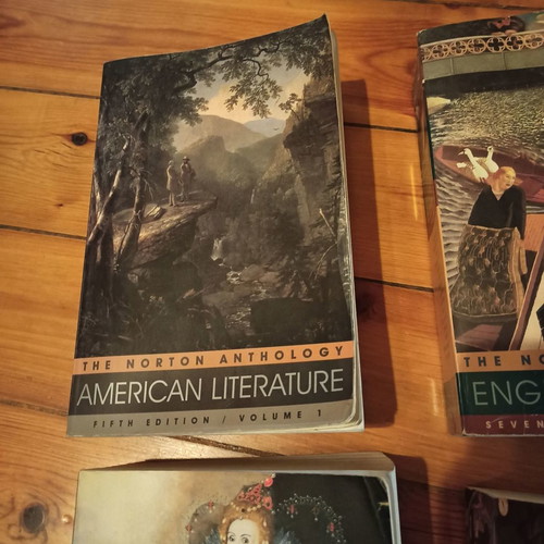 The Norton Anthology of English Literature used book set