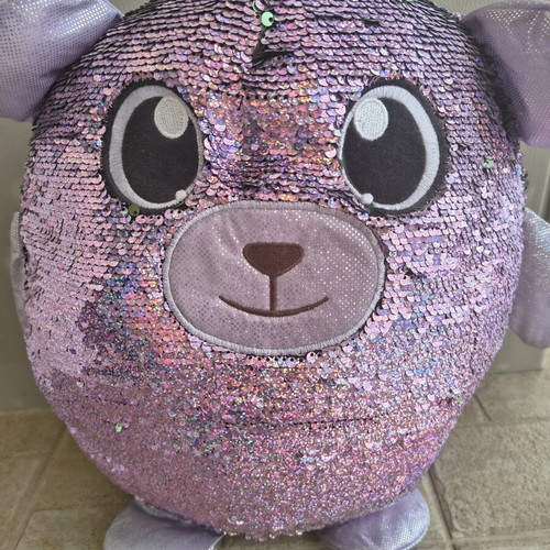 Purple Sparkly Plush Toy like new