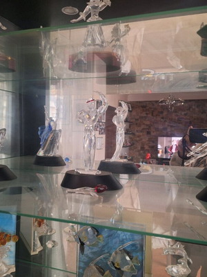 Συλλογή Swarovski τριλογία σαν καινούργιο με βάσεις, κουτιά και χαρτιά