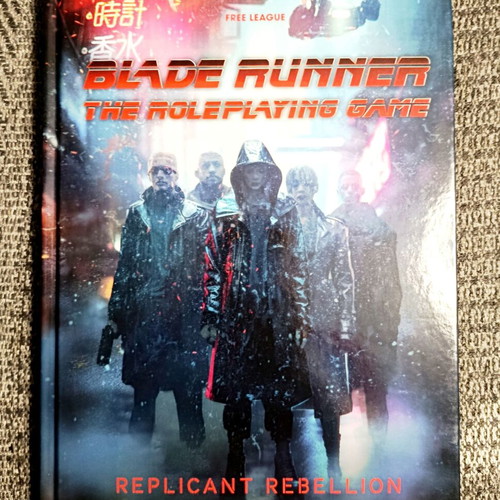 Blade Runner RPG Replicant Rebellion book like new, English