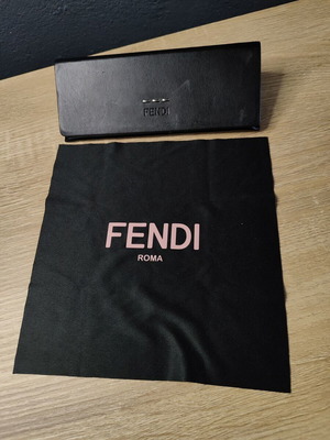 Fendi glasses case and cleaning cloth used
