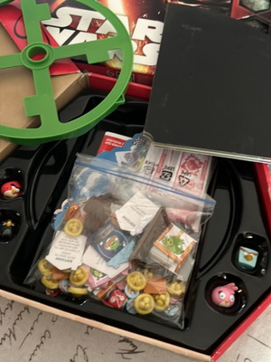 Monopoly Angry Birds and Star Wars board games like new