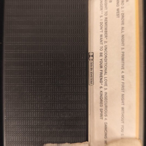 Cyndi Lauper A Night To Remember cassette tape used, pop