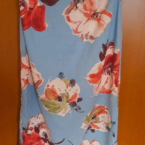 Pencil skirt set with cropped top and belt Brigitte like new