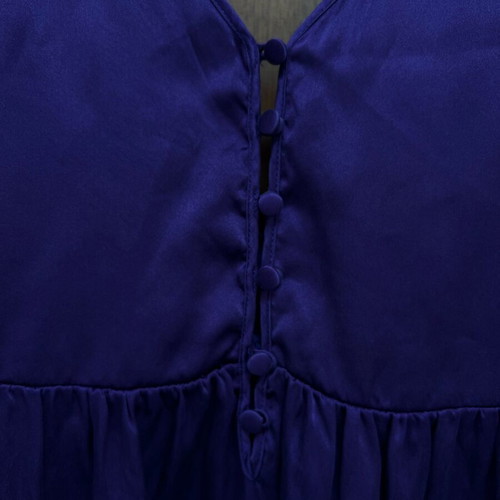 Silk dress Sarah Lawrence size M purple like new