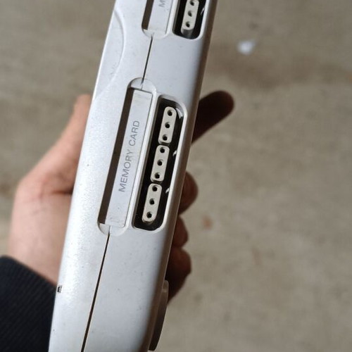 Sony PS one PS1 Slim console used, chipmodded with original SCPH-114 power supply