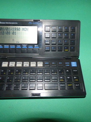 Texas Instruments PS6200 used vintage LCD calculator PDA pocket computer