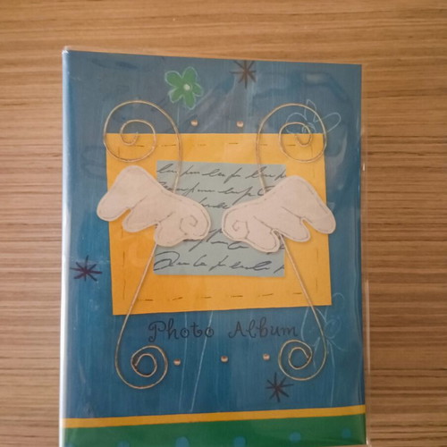Photo album new, holds 120 photos, 13x16.5cm