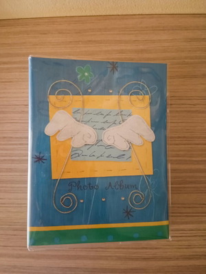 Photo album new, holds 120 photos, 13x16.5cm