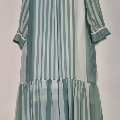 Mamoush dress new, long with pockets, belt and white inner dress