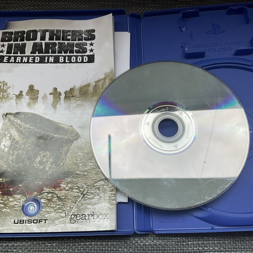 Brothers in Arms: Earned in Blood PS2 game used, tactical shooter