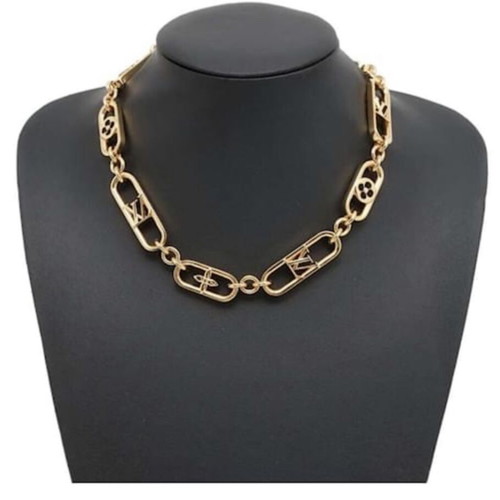 Louis Vuitton My LV Solid Chain necklace used, gold color