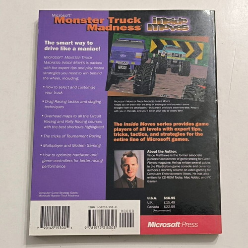Strategy Guide Monster Truck Madness like new, in English