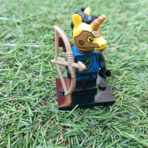 Lego Medieval Unicorn Archer like new Black Falcon