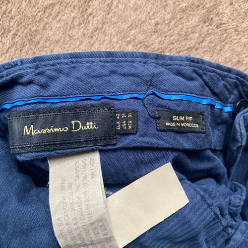Massimo Dutti men's pants like new, pack of 6, multicolor, size M