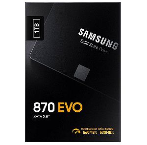Samsung 870 Evo SSD 1TB 2.5'' SATA III (Σφραγισμένος)