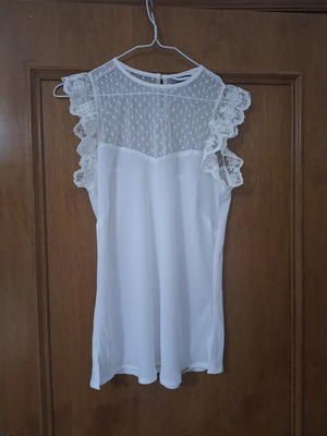 Matis white women's blouse size small new