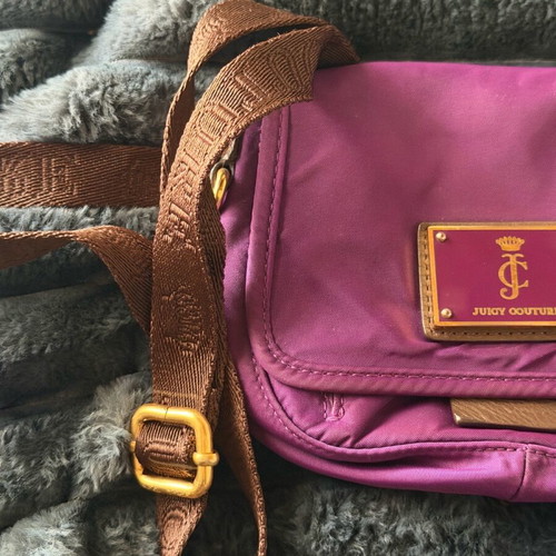 Juicy Couture bag purple like new, crossbody
