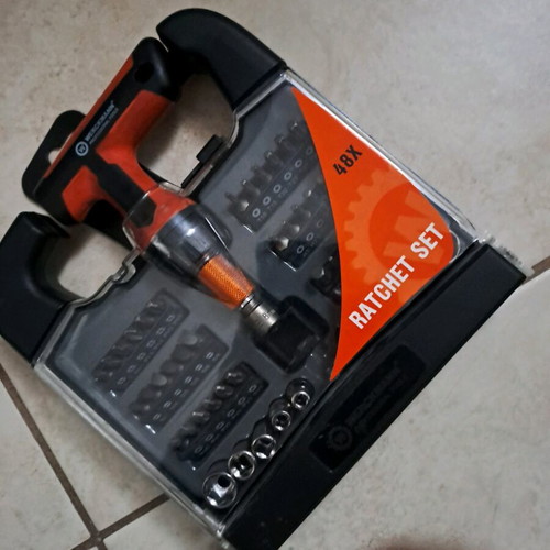 Screwdriver bits and sockets set 48 pieces like new