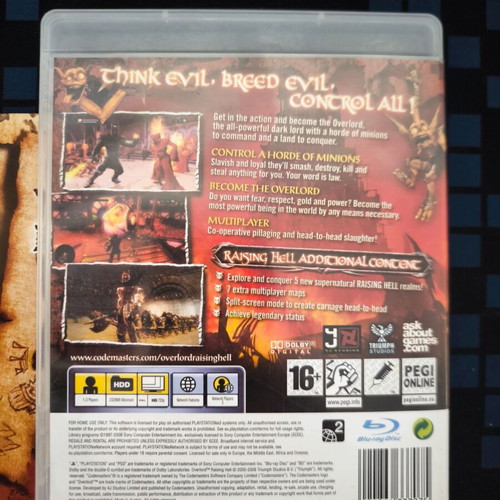 Overlord Raising Hell PS3 game