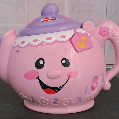Fisher Price Musical Teapot used toy with songs and sounds