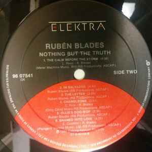 Rubén Blades Nothing But The Truth vinyl record used, Latin