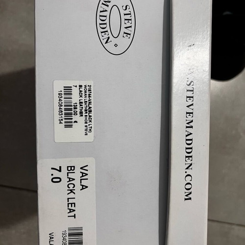 Γόβες Steve Madden καινούργιες, μαύρες, μέγεθος 37, δερμάτινες