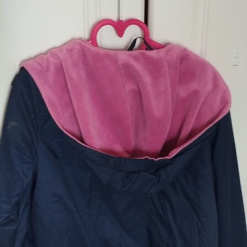 Benetton jacket like new, thin for spring and autumn, blue and pink