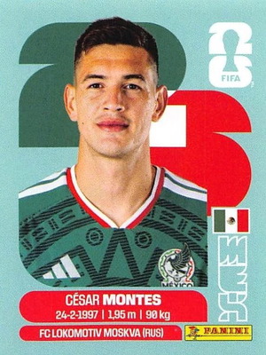 Panini FIFA World Cup 2026 sticker MEX5 new