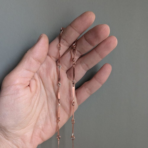 Copper Chain Necklace handmade, new