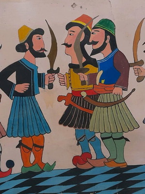 Painting by Giovani Stamos used, 60×50cm