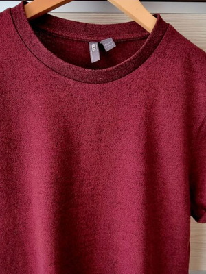 ASOS T-shirt, bright burgundy
