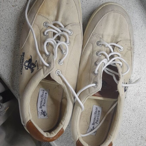 Beverly Hills Polo Club BMS-305 sneakers, beige and brown, size 43
