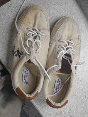 Beverly Hills Polo Club BMS-305 sneakers, μπεζ και καφέ, μέγεθος 43