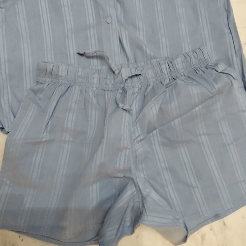 Esmara women's cotton pajama set size XS like new, blue