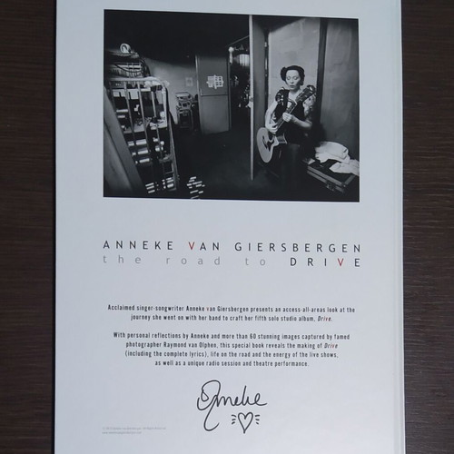 Anneke Van Giersbergen The Road To Drive photobook signed, like new