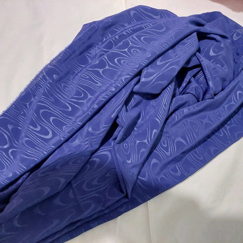 Thin blue roua fabric silk viscose 250x150cm new
