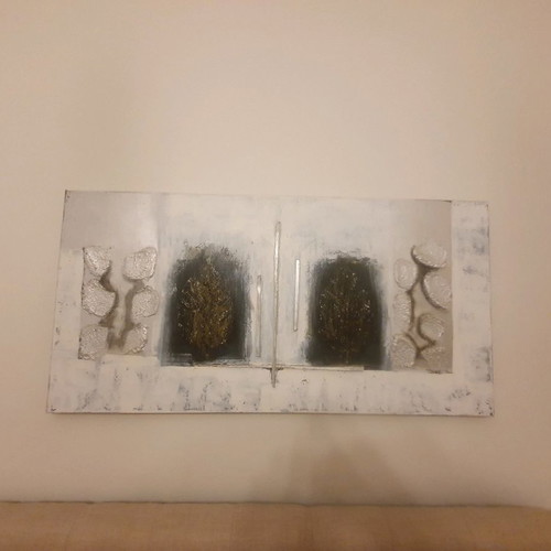 Relief canvas painting 120 x 60 Idea Home new