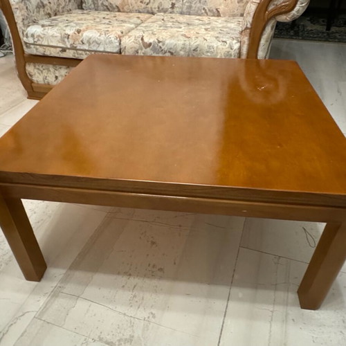Coffee tables used, brown, set of 2 pieces 80cm and 40cm