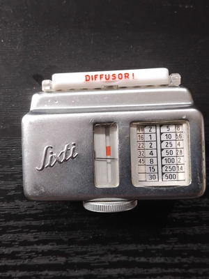 Gossen Sixti φωτόμετρο μεταχειρισμένο, vintage σετ με θήκη και κουτί