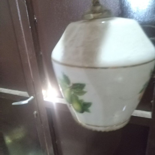 Vintage lamp used, needs external dust cleaning