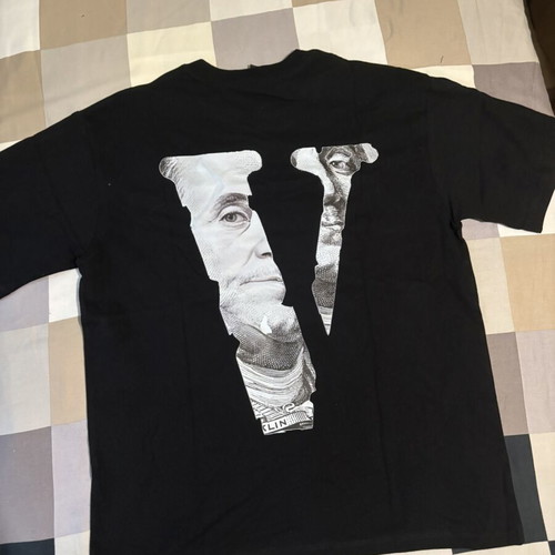 Vlone T-shirt new, black, size M
